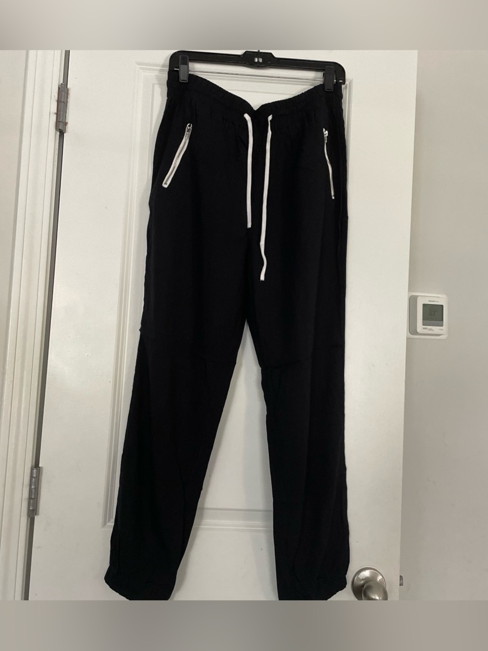 BONGO Jogger Style Pants Size XL Black Baggy Relaxed Fit Leisurewear Loungewear